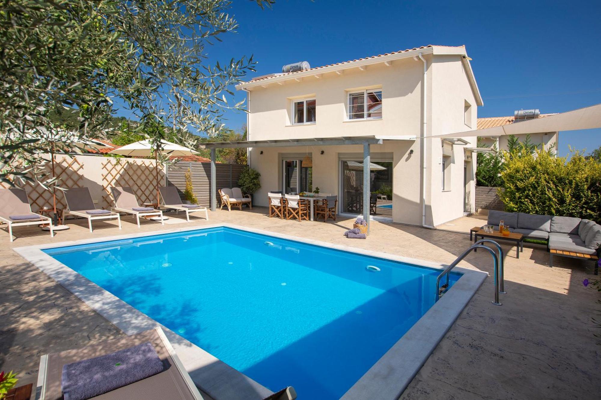 Grappolo Lefkada Villas - Vilana Ideal For Families And Small Groups Apolpaina Exteriér fotografie